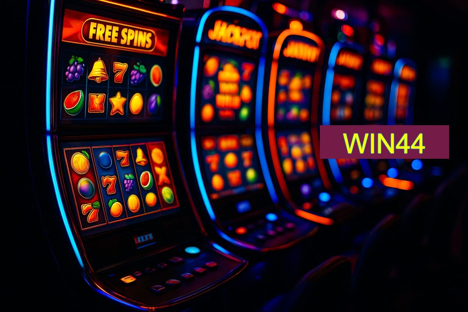 Diversos jogos de caça-níqueis